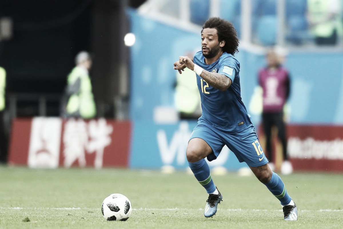 Marcelo sufre una lesión leve en la espalda Marcelo sufre una lesión leve en la espalda