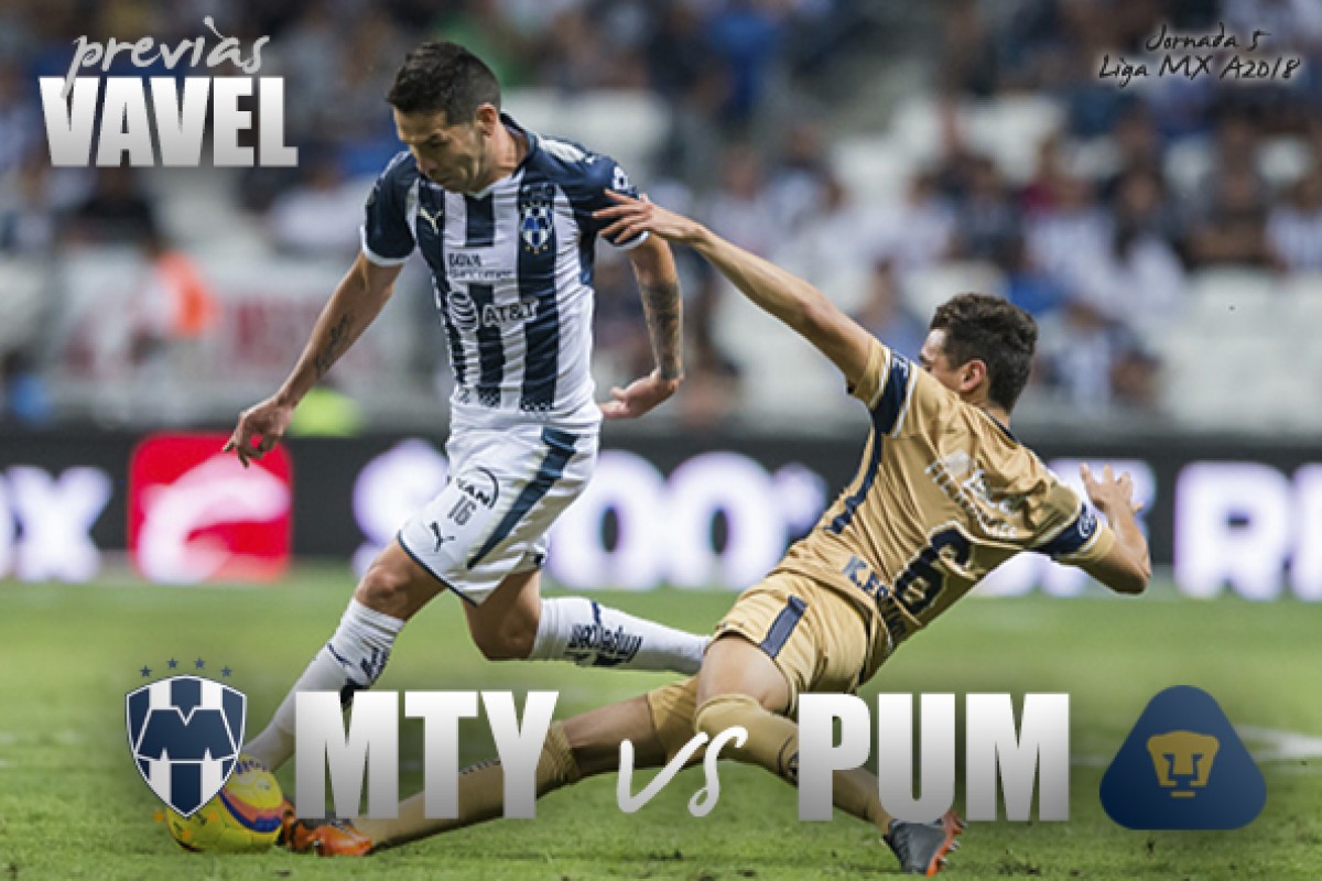 Previa Monterrey - Pumas: A recuperar las buenas sensaciones. Noticias en tiempo real