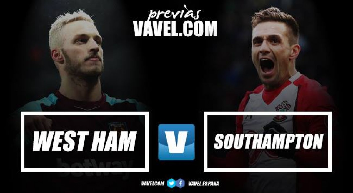 Previa West Ham - Southampton: dos 'grandes' en apuros