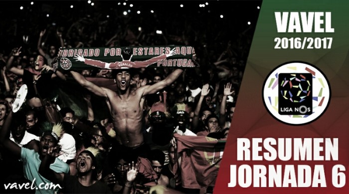 Resumen jornada 6 Liga NOS: Nacional y Marítimo reaccionan mientras en la 'cabeza' nada cambia