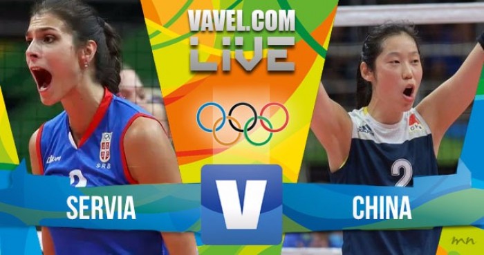 Resultado final Sérvia 1 x 3 China no vôlei feminino nos Jogos Olímpicos Resultado final Sérvia 1 x 3 China no vôlei feminino nos Jogos Olímpicos
