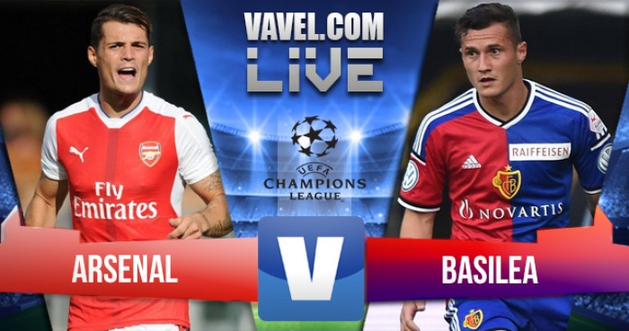 Partita Arsenal vs Basilea in UEFA Champions League 2016/17 Risultato finale: 2-0, doppietta di Walcott!