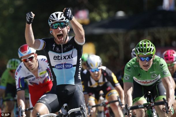 Tour de France, 7^ tappa: Cavendish torna re sul traguardo di Fougeres