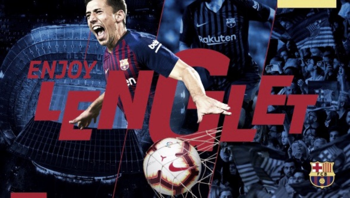 Barcelona oficializa contratação do zagueiro Clément Lenglet, ex-Sevilla