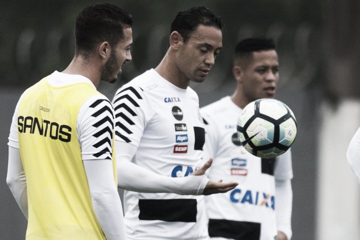 Voltando de lesão, Renato e Ricardo Oliveira ficam à disposição no Santos para enfrentar Cruzeiro