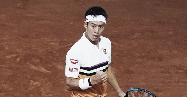 Nishikori sofre, mas vence Struff de virada e avança às quartas em Roma Nishikori sofre, mas vence Struff de virada e avança às quartas em Roma