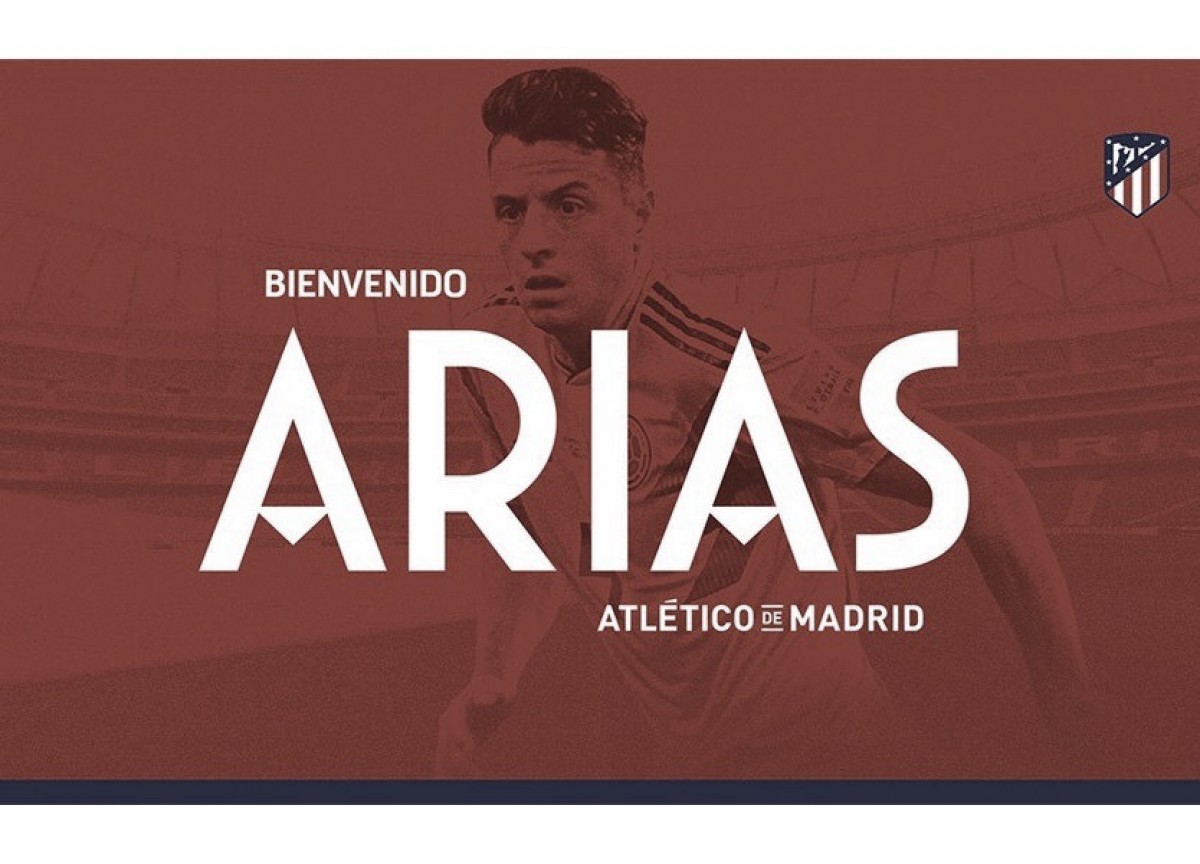 Atlético de Madrid anuncia chegada do lateral Santiago Arias, ex-PSV