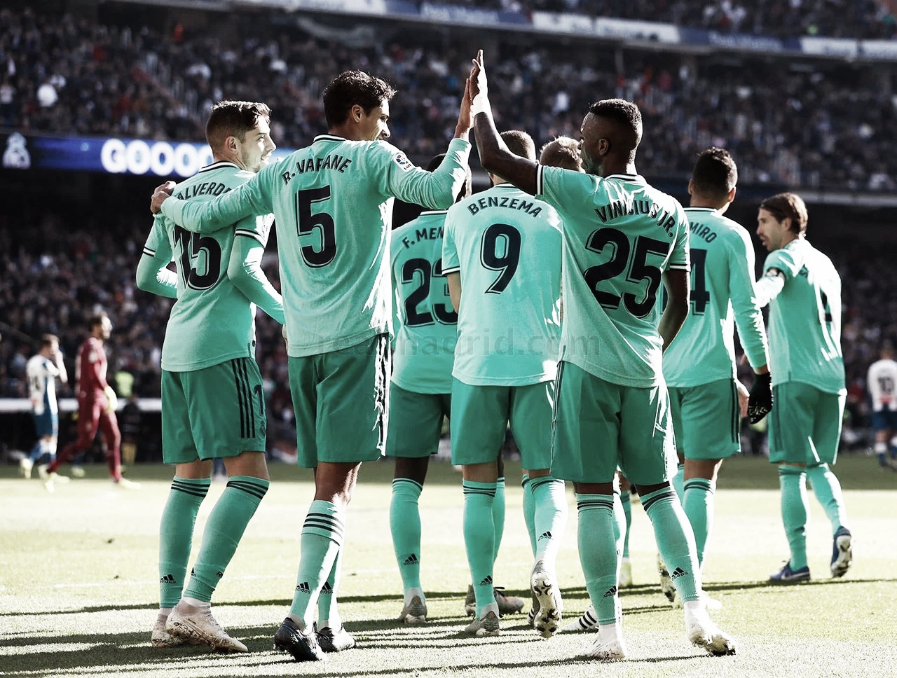 Real Madrid vs Espanyol: puntuaciones del Real Madrid, jornada 16 de Liga Santander 2019