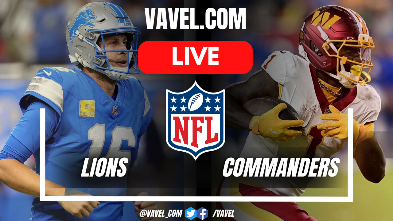 Detroit Lions vs Washington Commanders LIVE Score Updates in NFL Game