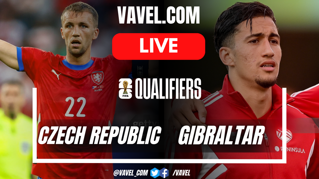 Goals and highlights: Czech Republic 6-0 Gibraltar in 2026 World Cup Qualifiers