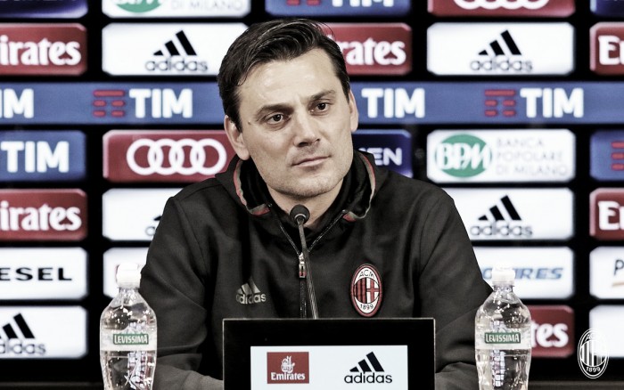 Milan, Montella alza la guardia: "Con il Palermo match difficile, ma non dobbiamo accontentarci"
