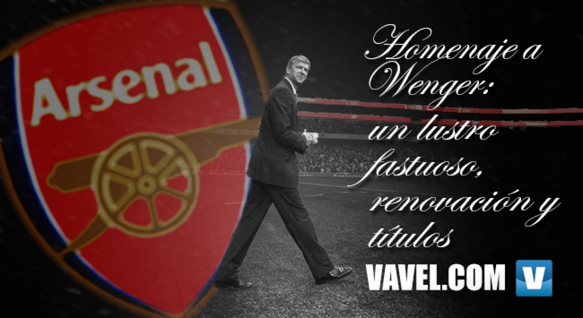 Homenaje a Wenger: un lustro fastuoso, renovación y títulos Homenaje a Wenger: un lustro fastuoso, renovación y títulos