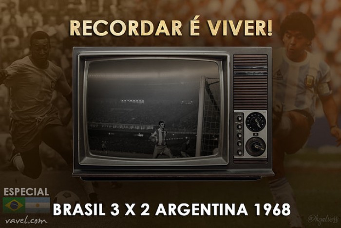 Recordar é viver: em 1968, Brasil e Argentina se enfrentaram pela primeira vez no Mineirão