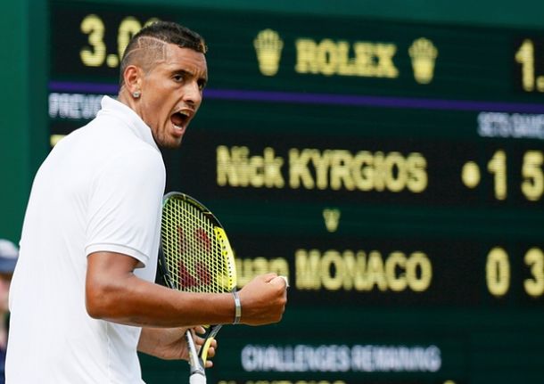 Wimbledon: Kyrgios Rolls On