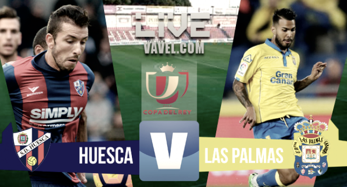 Resumen Huesca 2-2 Las Palmas en Copa del Rey 2016