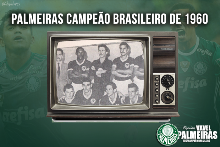 De forma invicta e com goleada, Palmeiras conquistava em 1960 seu primeiro título nacional