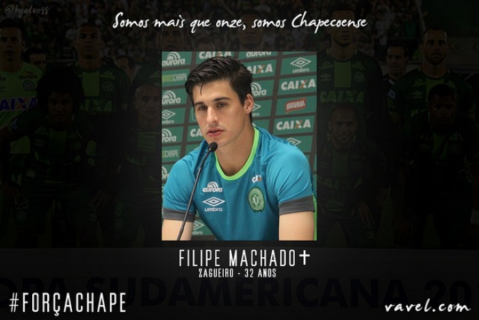 Filipe Machado: líder da Chapecoense e exemplo para os mais jovens