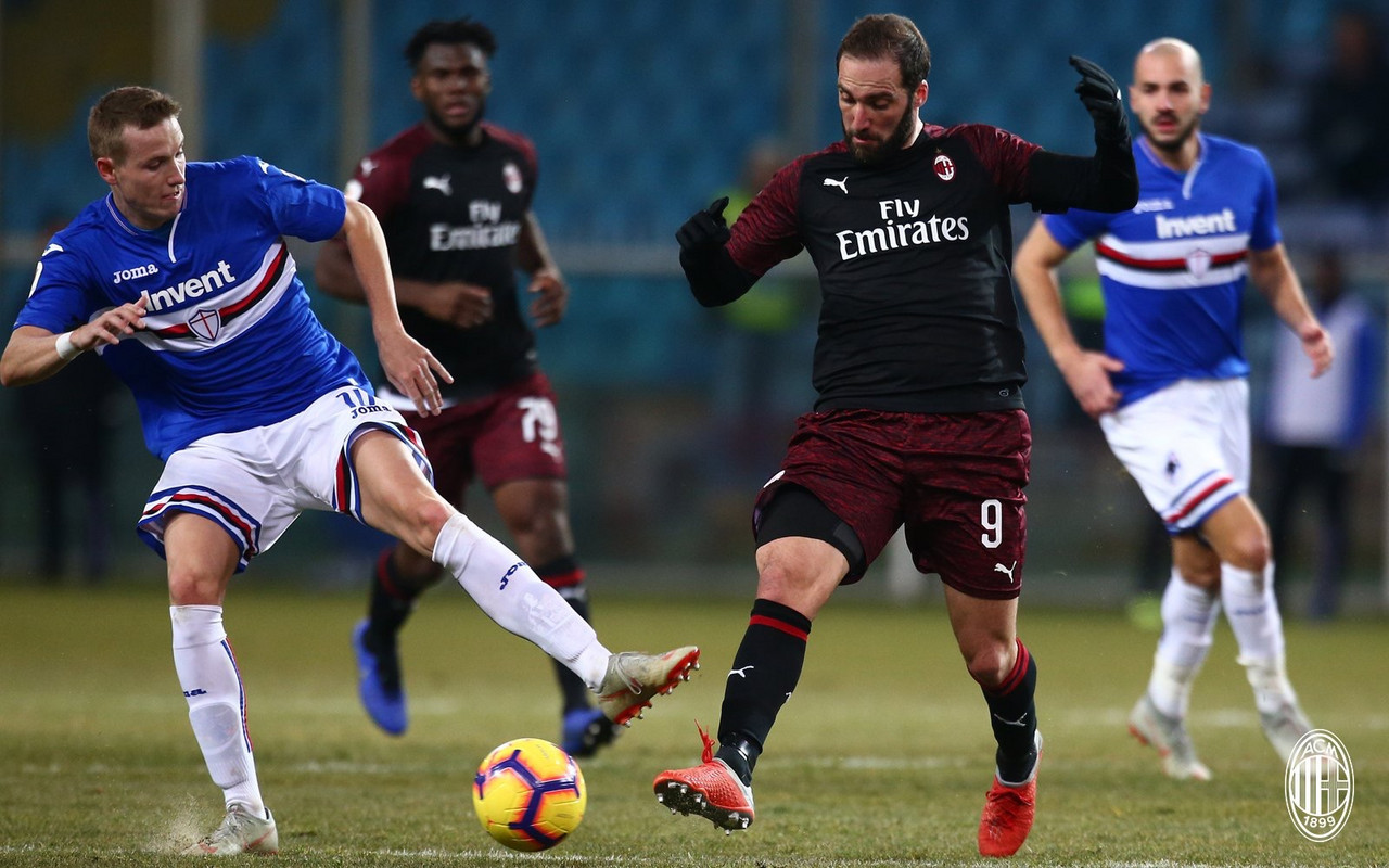 Coppa Italia - Cutrone entra e fa doppietta: il Milan batte la Sampdoria 0-2 ai supplementari 