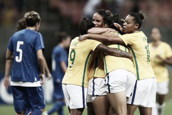 Brasil vence Itália e garante vantagem na final do Torneio Internacional de Manaus