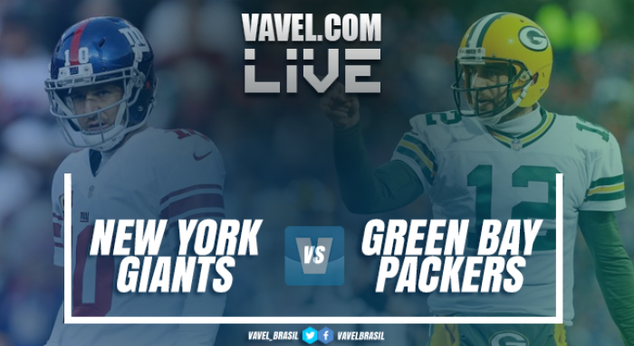 Resultado Green Bay Packers 38-13 New York Giants na NFL 2017