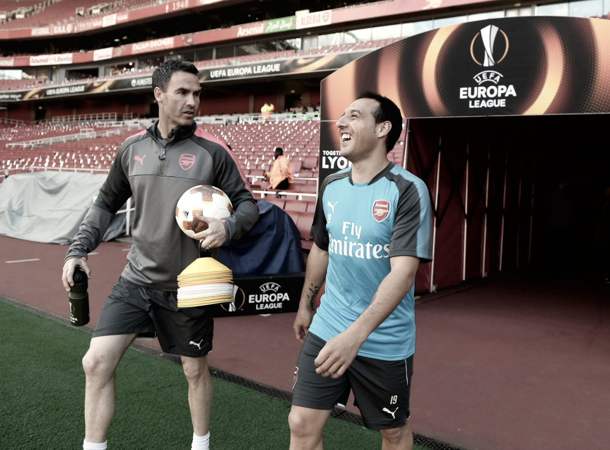 Santi Cazorla vuelve a entrenar con el Arsenal