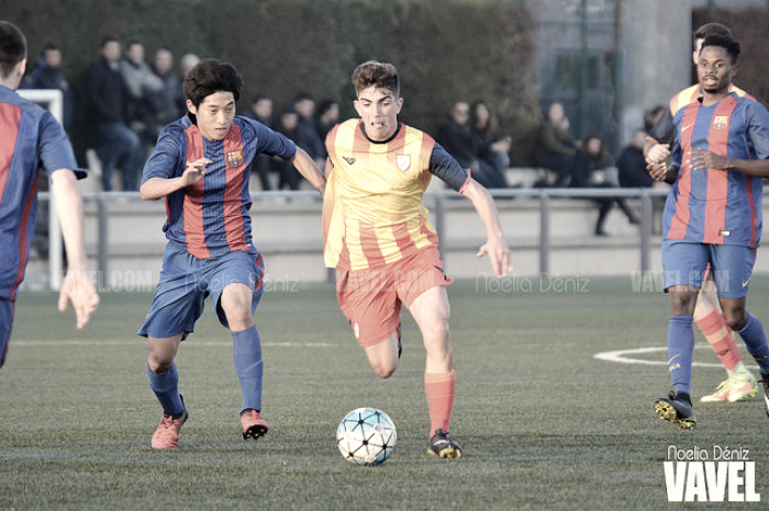 Los juveniles azulgranas pueden con la Sub-18 catalana