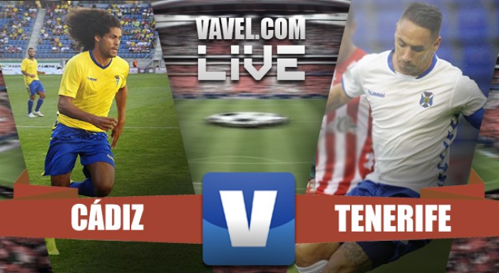 Resumen Cádiz CF 0-1 CD Tenerife