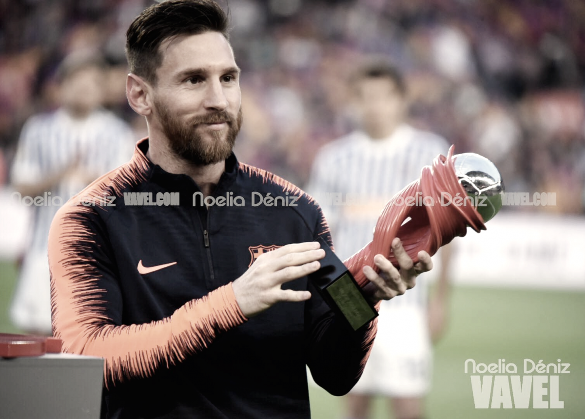 Leo Messi, pichichi y Bota de Oro por quinta vez