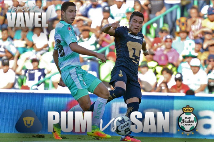 Previa Pumas - Santos: por tres puntos de oro