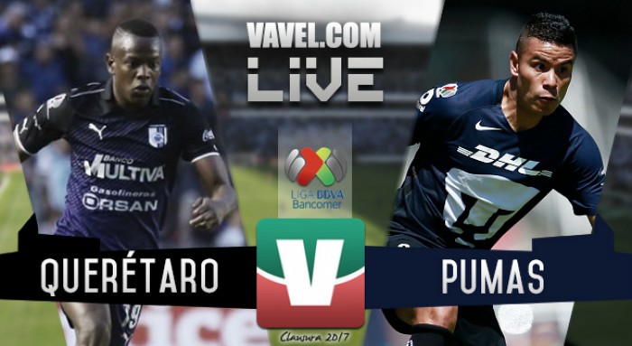 Resultado y goles del Querétaro 4-3 Pumas de la Liga MX 2017 Resultado y goles del Querétaro 4-3 Pumas de la Liga MX 2017