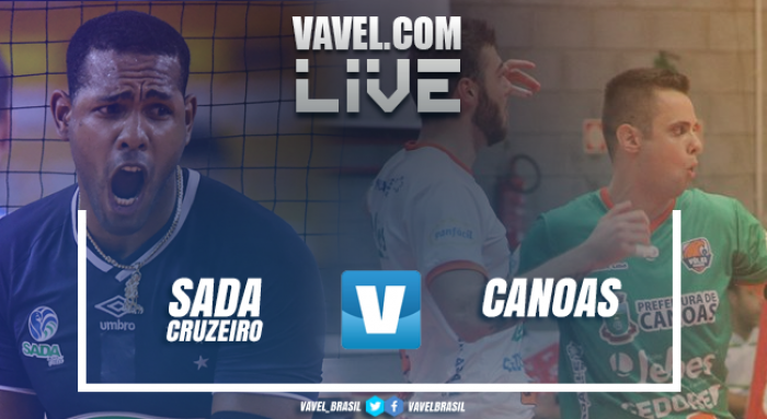 Resultado Sada Cruzeiro x Canoas pelas quartas de final da Superliga Masculina de Vôlei (3-1)