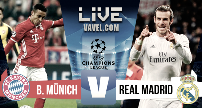 Resultado y goles Bayern Múnich 1-2 Real Madrid en Champions League 2017