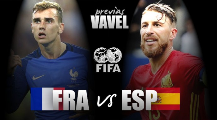 França e Espanha disputam amistoso com equipes modificadas e auxiliar de vídeo