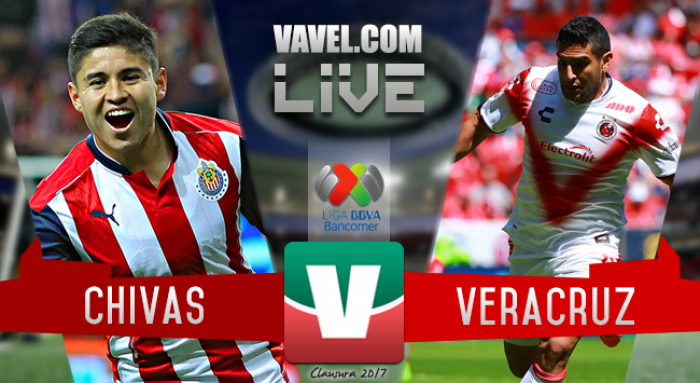 Resultado y goles del Chivas 2-0 Veracruz de la Liga MX 2017 Resultado y goles del Chivas 2-0 Veracruz de la Liga MX 2017