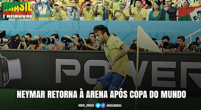 Segundo capítulo: Neymar retorna à Arena Corinthians depois de estreia na Copa do Mundo