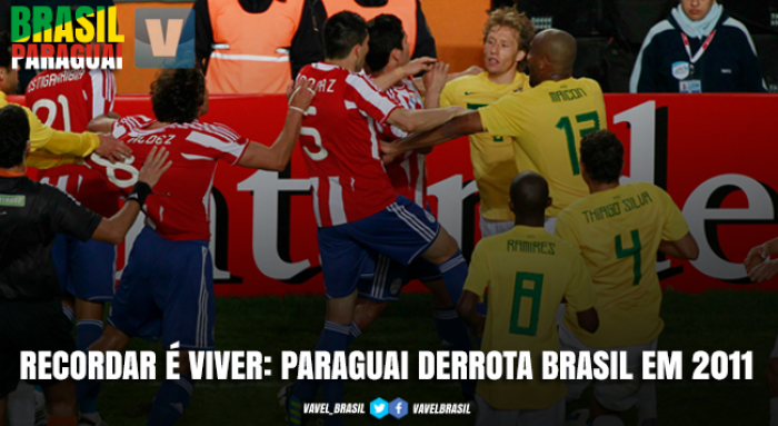 Recordar é viver: Paraguai elimina Brasil na Copa América 2011