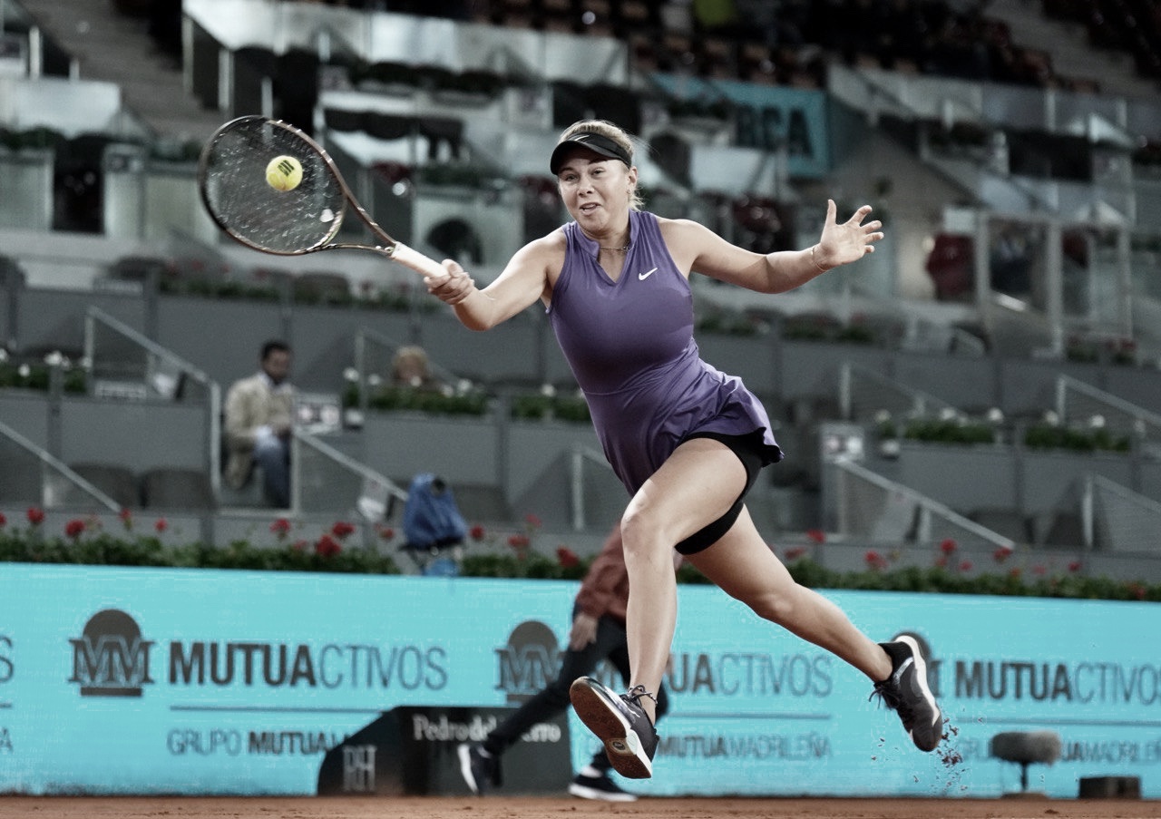 Anisimova despacha Azarenka e segue às quartas do WTA 1000 de Madrid