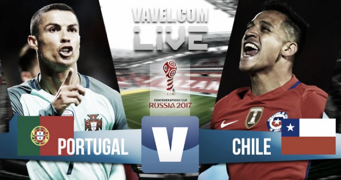 Resultado Portugal x Chile na Copa das Confederações 2017 (0-0)