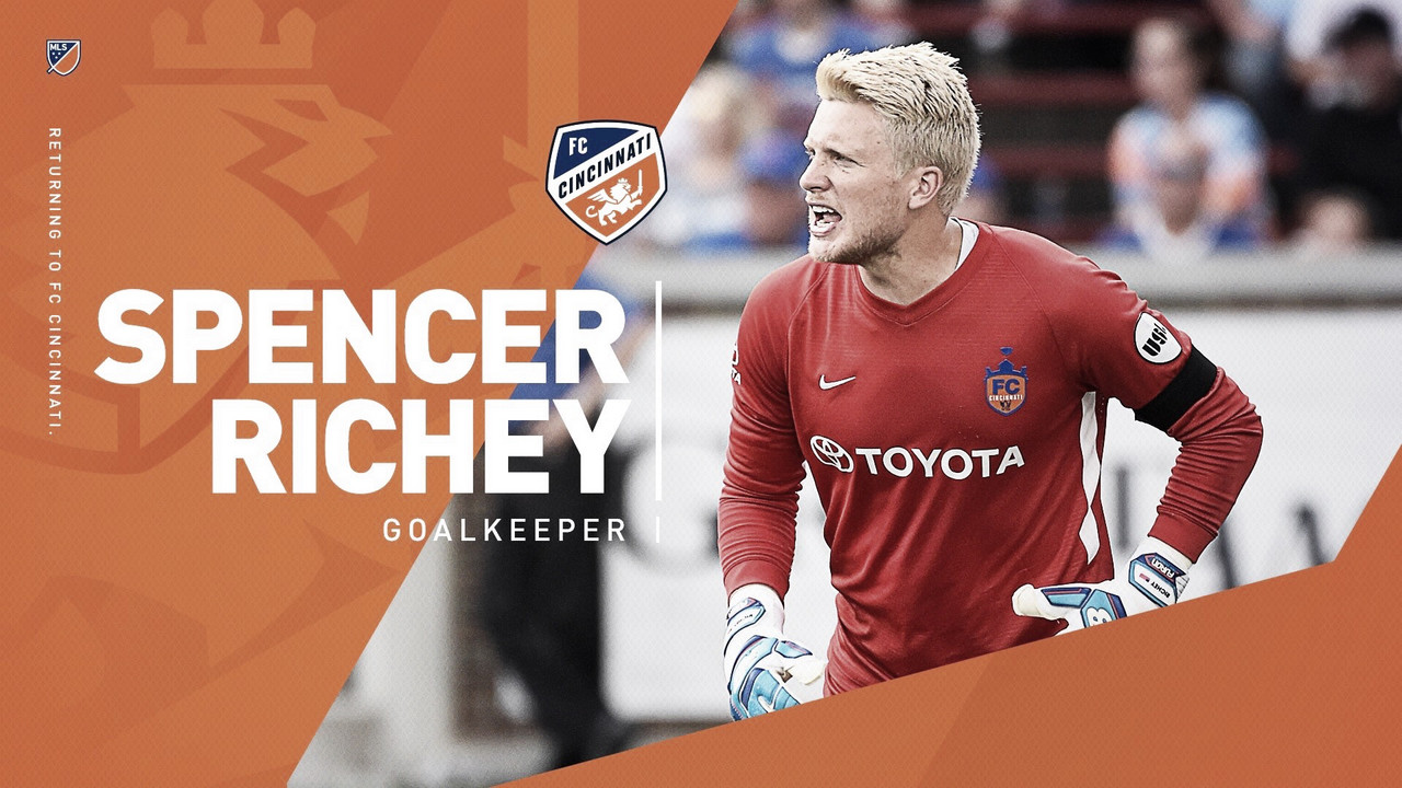 Spencer Richey vuelve a FC Cincinnati Spencer Richey vuelve a FC Cincinnati