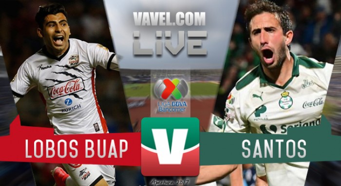 Resultado y goles del Lobos BUAP 2-2 Santos en Liga MX 2017 Resultado y goles del Lobos BUAP 2-2 Santos en Liga MX 2017
