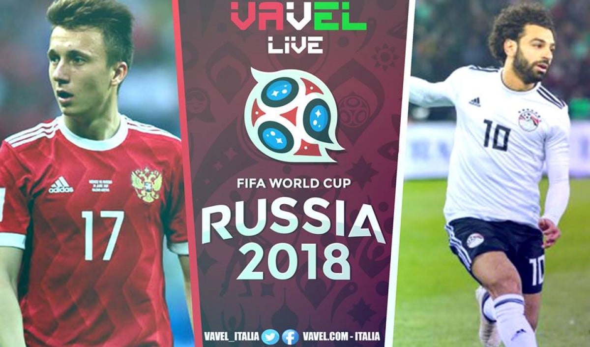 Russia - Egitto in diretta, Mondiali Russia 2018 LIVE (3-1): Russia agli ottavi, delusione Egitto!