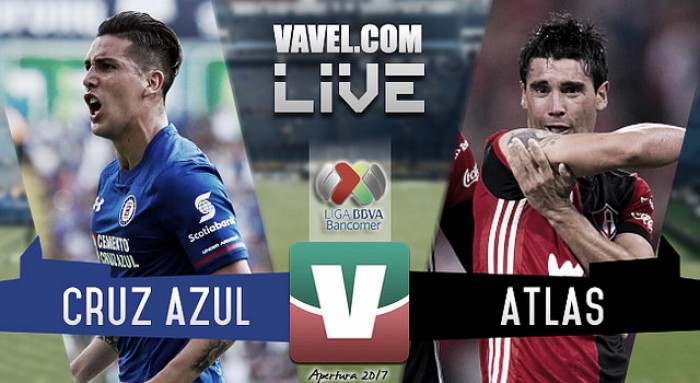 Resultado y goles del Cruz Azul 2-1 Atlas de la Liga MX 2017 Resultado y goles del Cruz Azul 2-1 Atlas de la Liga MX 2017