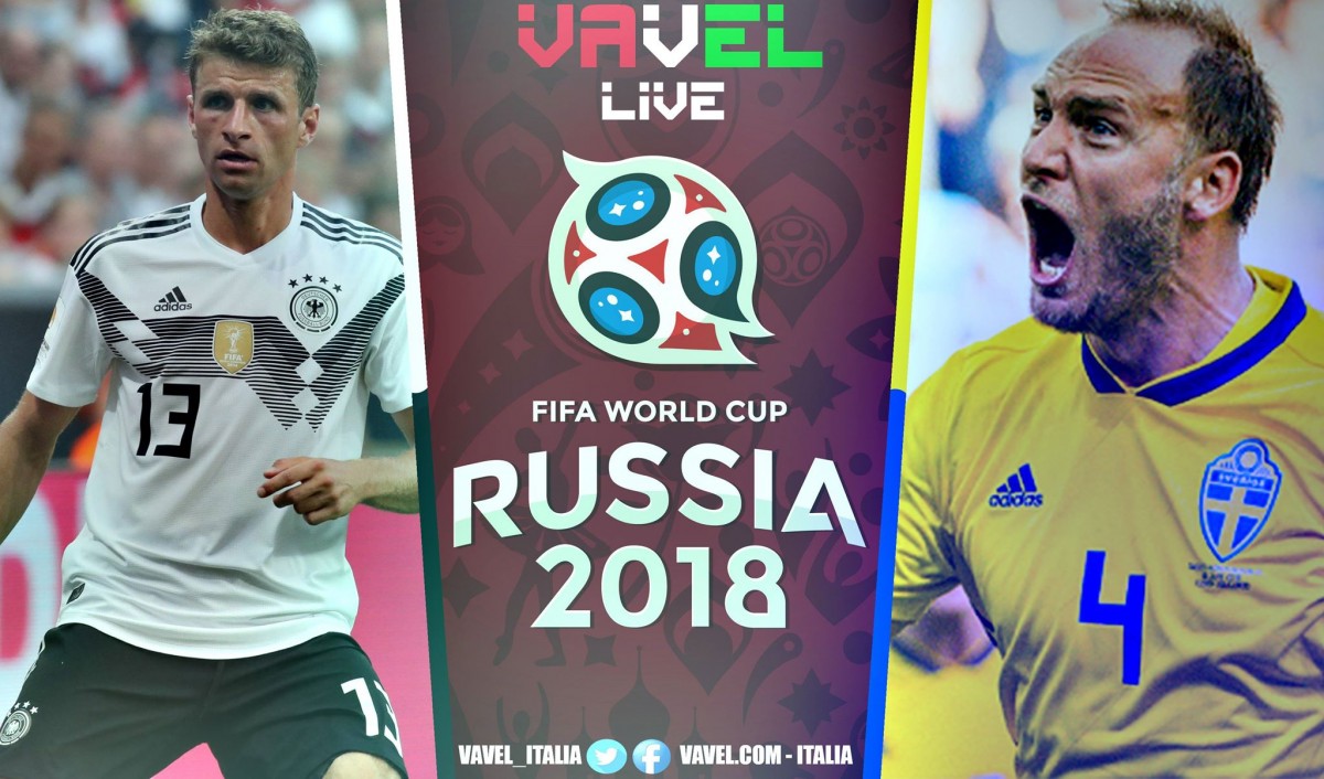 Diretta Russia 2018, live Germania-Svezia. KROOS NEL FINALE, vince la Germania (2-1)
