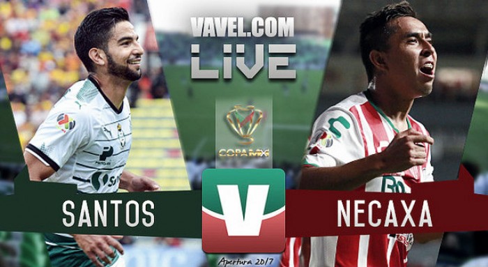 Resultado y goles del Santos 2-0 Necaxa de la Copa MX 2017 Resultado y goles del Santos 2-0 Necaxa de la Copa MX 2017