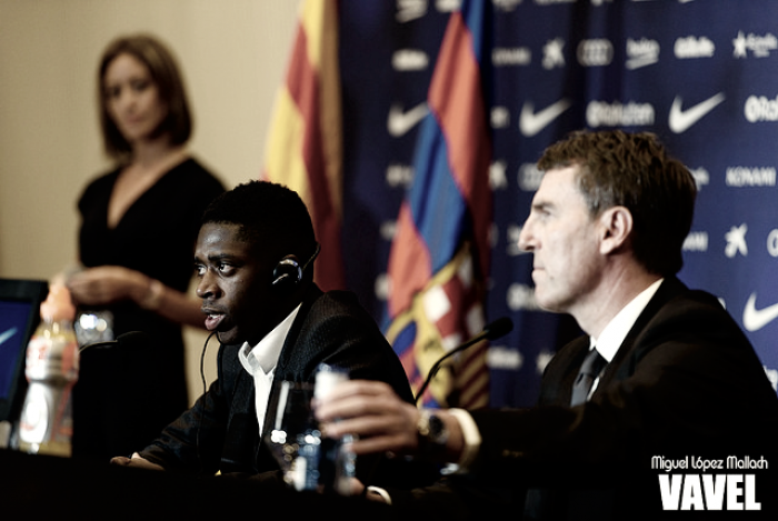 Dembélé: ''Sigo al Barça desde que tenía ocho años, es un sueño hecho realidad'' Dembélé: ''Sigo al Barça desde que tenía ocho años, es un sueño hecho realidad''
