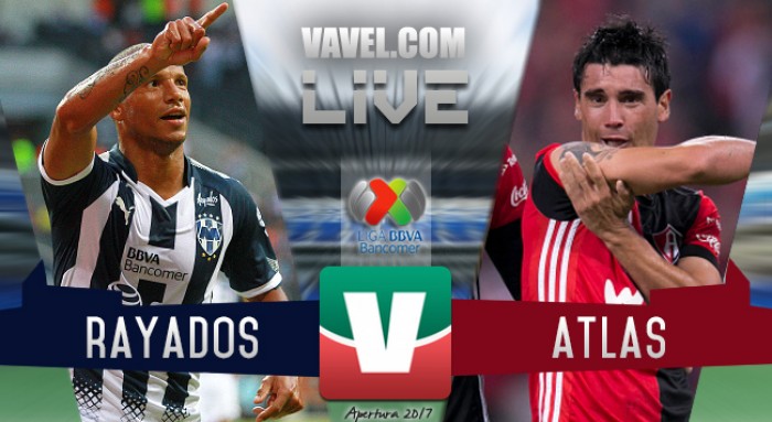 Resultado y goles del Monterrey 2-1 Atlas en Liga MX 2017 Resultado y goles del Monterrey 2-1 Atlas en Liga MX 2017