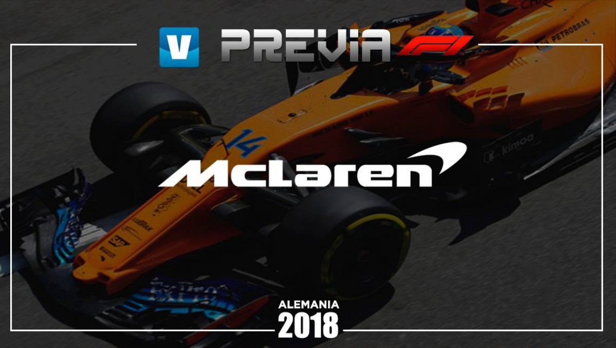 Previa McLaren en el Gran Premio de Alemania 2018: en busca de un nuevo milagro de Alonso