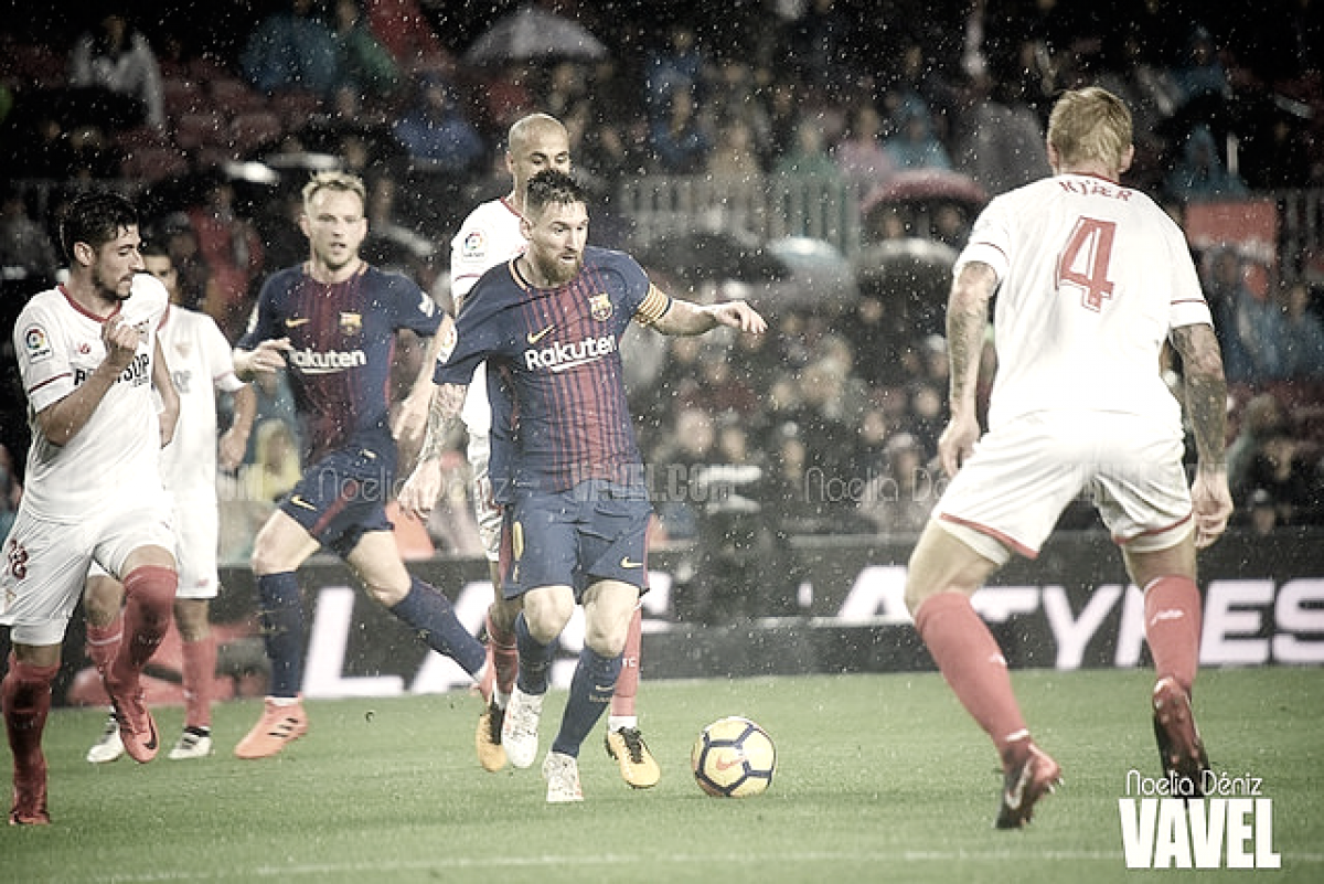 Un gol de Messi 'resucita' al Barça para sacar un punto de Nervión