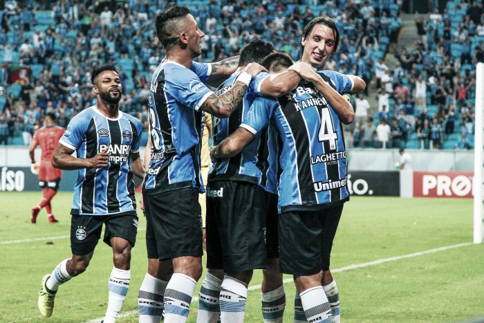 Grêmio supera São Paulo com gol de Kannemann e segue vice-líder do Brasileirão