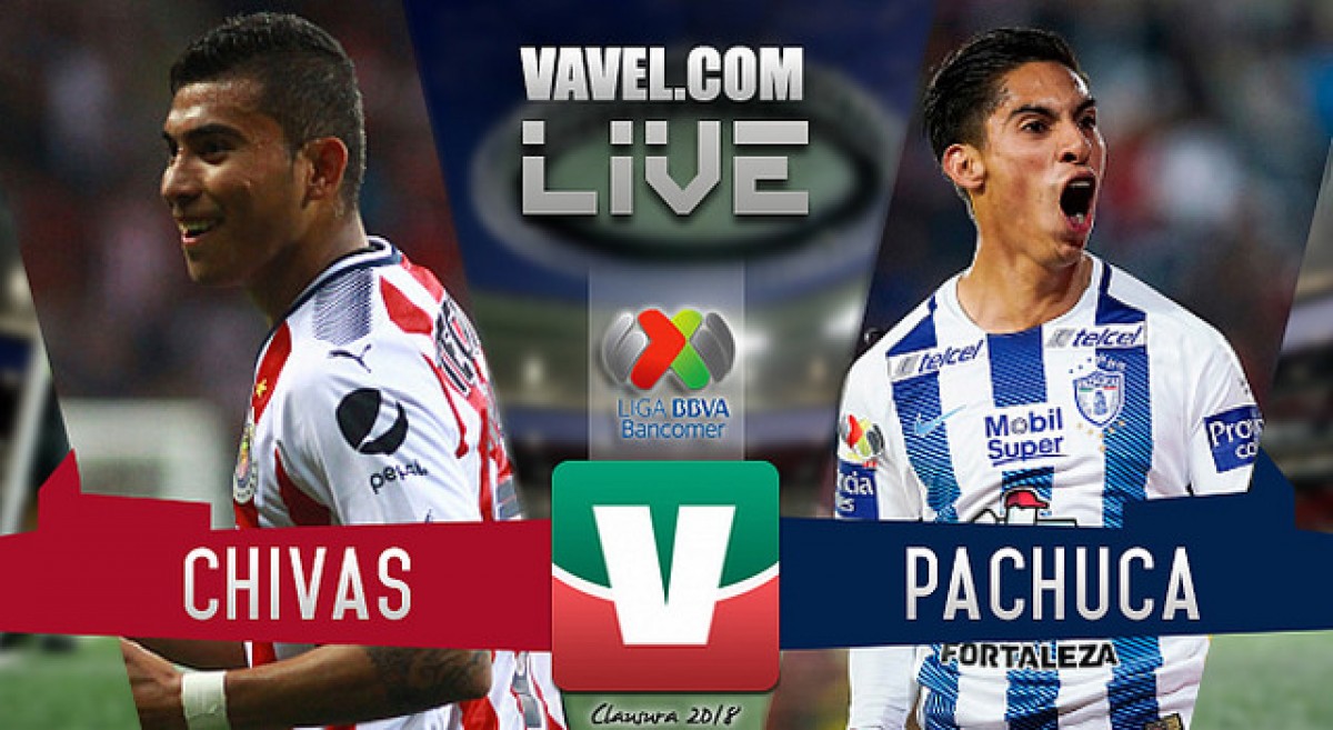 Chivas vs Pachuca En Vivo online en LIga Mx (0-0). Noticias en tiempo real